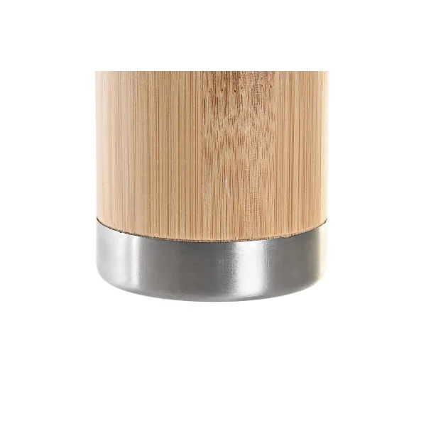 Zobu birstu turētājs DKD Home Decor Dabisks Bambuss polipropilēns 7 x 7 x 11 cm