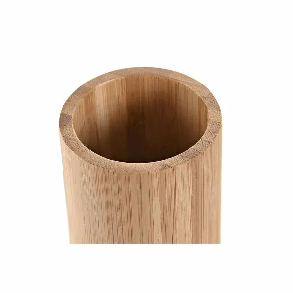 Dantų šepetėlio laikiklis DKD Home Decor Bambukas 7 x 7 x 11 cm