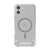 Torras Pstand Series Case for iPhone 16 (Transparent)