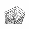 Virtuves Piederumu Žāvētājs DKD Home Decor Melns Metāls Ģeometrisks 12 x 12 x 20 cm