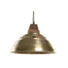 Kattolamppu DKD Home Decor Ruskea Kullattu Rauta Mangopuu 50 W 43 x 43 x 31 cm