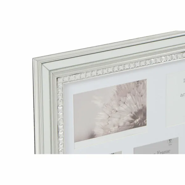 Foto rāmis DKD Home Decor Luxury 46,5 x 2 x 40 cm Stikls Sudrabains Bronza polistirols Tradicionāls (2 gb.)