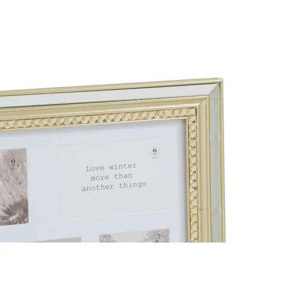 Kuvakehys DKD Home Decor Luxury 46,5 x 2 x 40 cm Kristalli Hopeinen Kullattu polystyreeni Perinteinen (2 osaa)