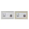 Foto rāmis DKD Home Decor Stikls polistirols Bronza Sudrabains Tradicionāls 47 x 2 x 29 cm (2 gb.)