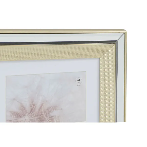Foto rāmis DKD Home Decor Bronza Sudrabains Alumīnijs Stikls polistirols Tradicionāls 47 x 2 x 40 cm (2 gb.)
