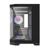 Darflash FT418 computer case + 6 aRGB fans (black)