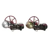 Настольные часы DKD Home Decor Позолоченный Серебристый Vintage (2 штук)