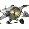 Настольные часы DKD Home Decor Позолоченный Серебристый Космический корабль Loft (2 штук)