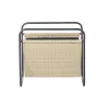 Полка для журналов DKD Home Decor 39 x 26 x 36 cm Натуральный Чёрный Металл