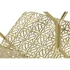 Lehtiteline DKD Home Decor Kullattu Metalli Peili 45 x 45 x 55 cm