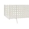 Полка для журналов DKD Home Decor Белый Натуральный Металл плетеный Boho 36,5 x 15 x 41 cm