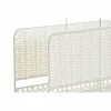 Lehtiteline DKD Home Decor Valkoinen Luonnollinen Metalli korihuonekalut Boho 36,5 x 15 x 41 cm