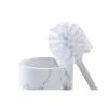 Tualetes Birste DKD Home Decor Balts Dabisks Metāls Sveķi Gumijas Marmors Scandi 30 x 40 cm 10,3 x 10,3 x 38 cm