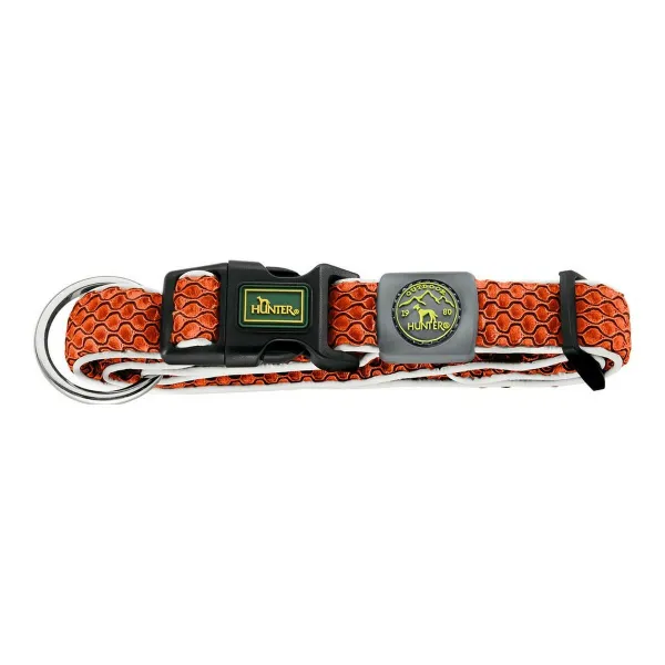 Šuns antkaklis Hunter Plus Siūlas Oranžinė Orange XS dydis (45-70 cm)