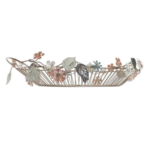 Декор для центра стола DKD Home Decor Разноцветный Металл 56 x 36 x 12,7 cm