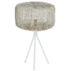 Galda lampa DKD Home Decor Metāls Balts 220 V 50 W 33 x 33 x 50 cm