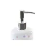 Kylpysetti DKD Home Decor Valkoinen ABS Dolomite Polkapisteet 7 x 7 x 17,5 cm (2 osaa)