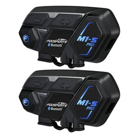 Fodsports M1-S Pro motorcycle intercom two-pack (black)
