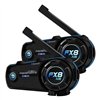 Fodsports FX8 Air motorcycle intercom two-pack (black)