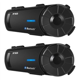 Fodsports FX8 motorcycle intercom two-pack (black)