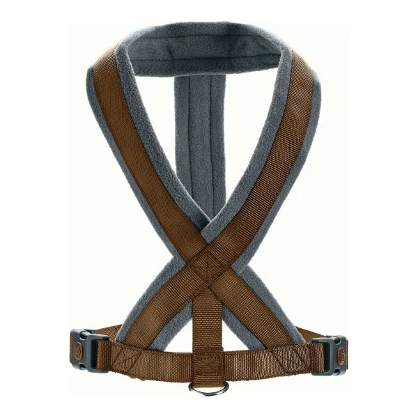 Dog Harness Hunter London Comfort 48-56 cm Brown Size S/M