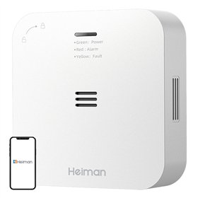 Wireless Alarm CO Heiman HM-720ES-W Interlinked