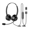 Wired headset with microphone New Bee H368
