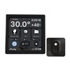 Shelly Wall Display WiFi/BLU (Black) + BLU H&T (Black) Set