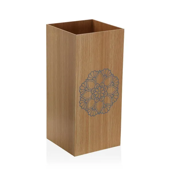 Sateenvarjoteline Versa Mandala Ruskea Puu MDF (22 x 48 x 22 cm)