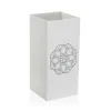 Skėčių stovas Versa Mandala Balta Medžio MDF (22 x 48 x 22 cm)