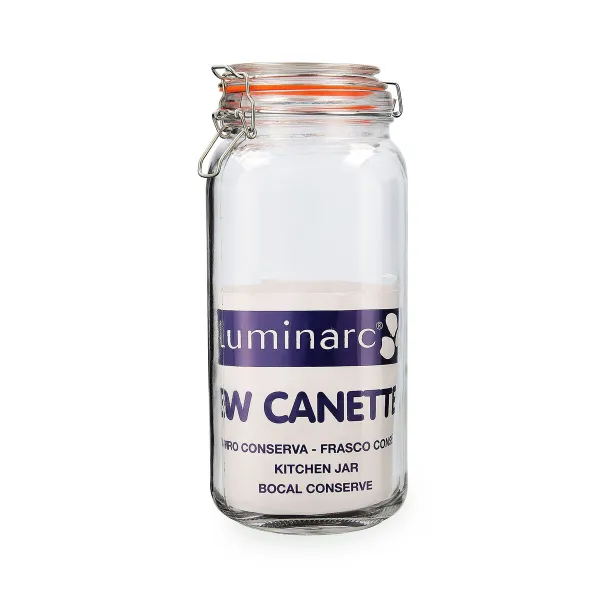 Stiklinis indas Quid New Canette Skaidrus stiklas 2 L (Pack 6x)