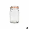 Glass Jar Quid New Canette Transparent Glass (1,5L) (Pack 6x)