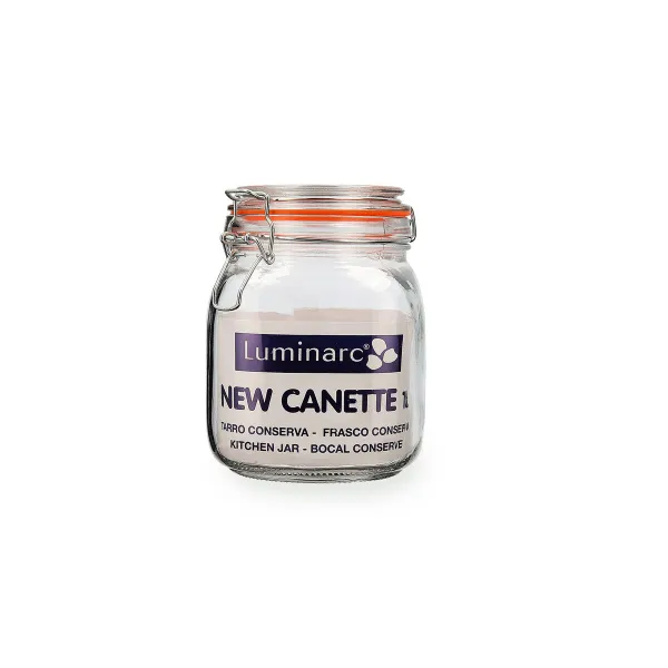 Stikla Burka Quid New Canette Caurspīdīgs Stikls (1L) (Pack 6x)