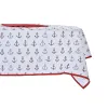 Stalo skalbinių rinkinys DKD Home Decor Mėlyna Balta Raudona 150 x 150 x 0,5 cm (2 vnt.)