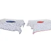 Galdauta komplekts DKD Home Decor 150 x 250 x 0,5 cm Sarkans Zils Balts (2 gb.)