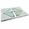 Stalo skalbinių rinkinys DKD Home Decor Gėlės Žalia 150 x 150 x 0,5 cm
