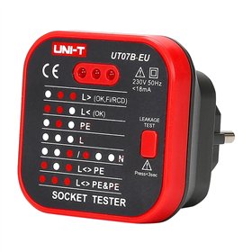 UNI-T UT07B-EU power outlet tester