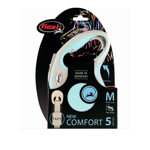Šuns pavadėlis Flexi New Comfort M Mėlyna (5 m)