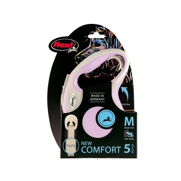 Koiran talutushihna Flexi New Comfort Pinkki XS