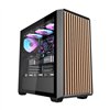 Darkflash DS900WD computer case (black) + 4 fans