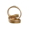 Dekoratyvinė figūrėlė DKD Home Decor Auksinis Abstraktus 24 x 16 x 18 cm