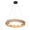 Pakabinamas apšvietimas DKD Home Decor Ruda Virvė (51 x 51 x 10 cm) (47 X 47 X 10 CM)