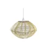 Pakabinamas apšvietimas DKD Home Decor Natūralus Auksinis Ruda Bambukas 50 W (42 x 42 x 26 cm)