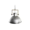 Kattolamppu DKD Home Decor Ruskea Hopeinen Rauta Mangopuu 50 W 41 x 41 x 40 cm