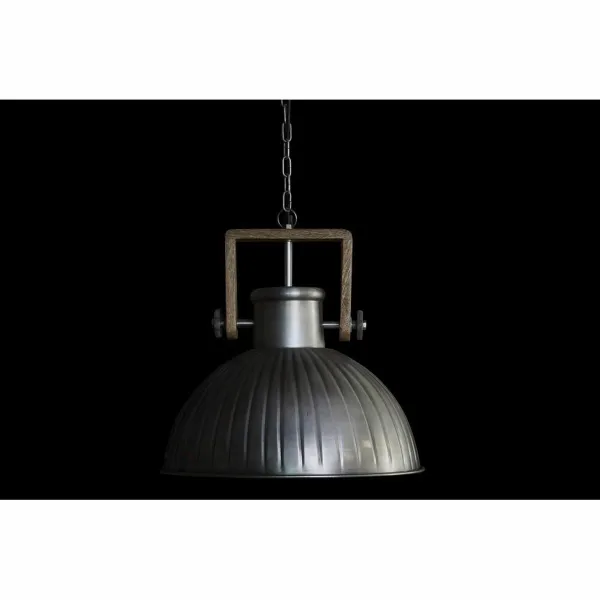 griestu gaismas DKD Home Decor Brūns Sudrabains Dzelzs Mango koks 50 W 41 x 41 x 40 cm