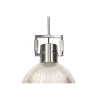 griestu gaismas DKD Home Decor Melns Sudrabains Metāls Stikls 25,4 x 25,4 x 35,5 cm (2 gb.)