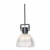 griestu gaismas DKD Home Decor Melns Sudrabains Metāls Stikls 25,4 x 25,4 x 35,5 cm (2 gb.)