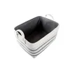Grozs DKD Home Decor Strīpas 40 x 30 x 23 cm Pelēks