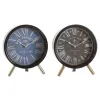 Настольные часы DKD Home Decor Синий Чёрный Vintage (2 штук)
