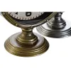 Настольные часы DKD Home Decor Позолоченный Серебристый Vintage (2 штук)